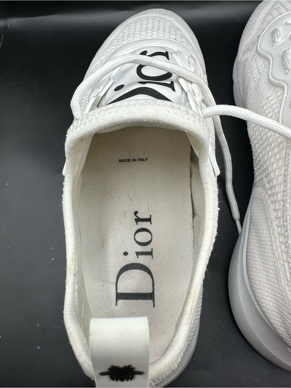 Dior Homme White Knit Sock Runner Sneakers EU44 - Picture 6 of 6